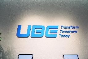 UBE signage and logo